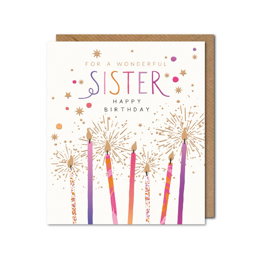 For a Wonderful Sister Happy Birthday