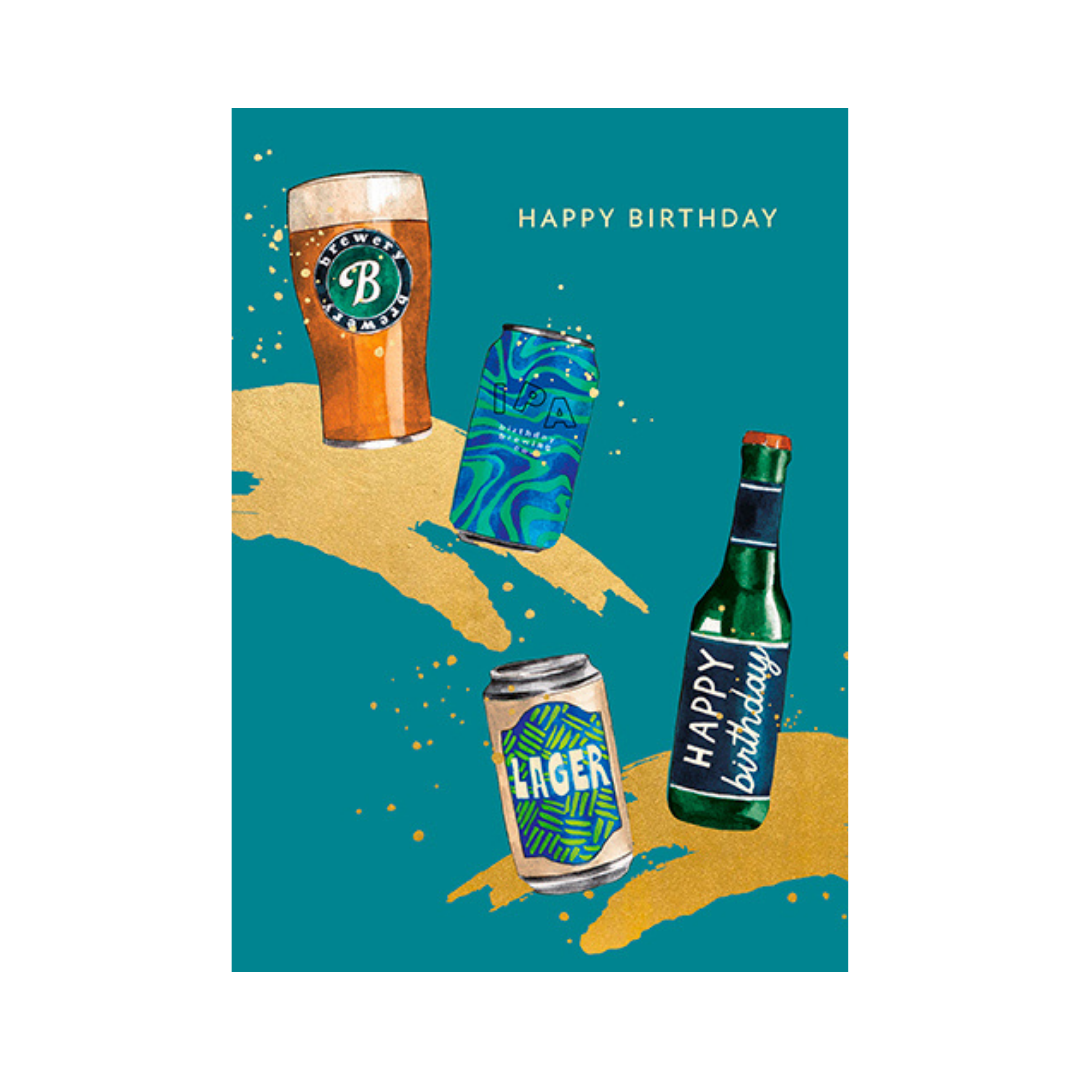 Card Birthday Beers