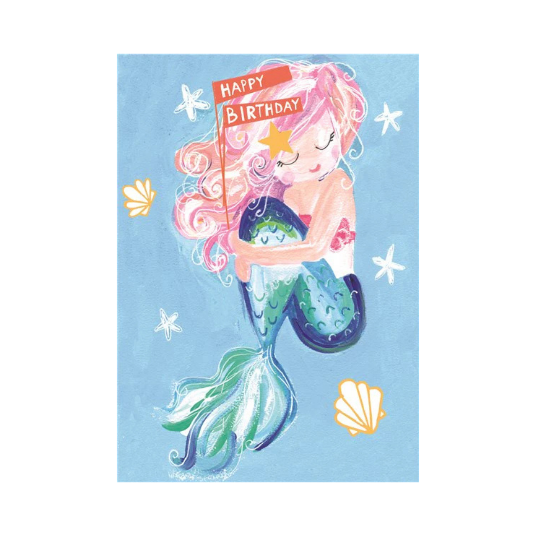 Card Birthday Mermaid
