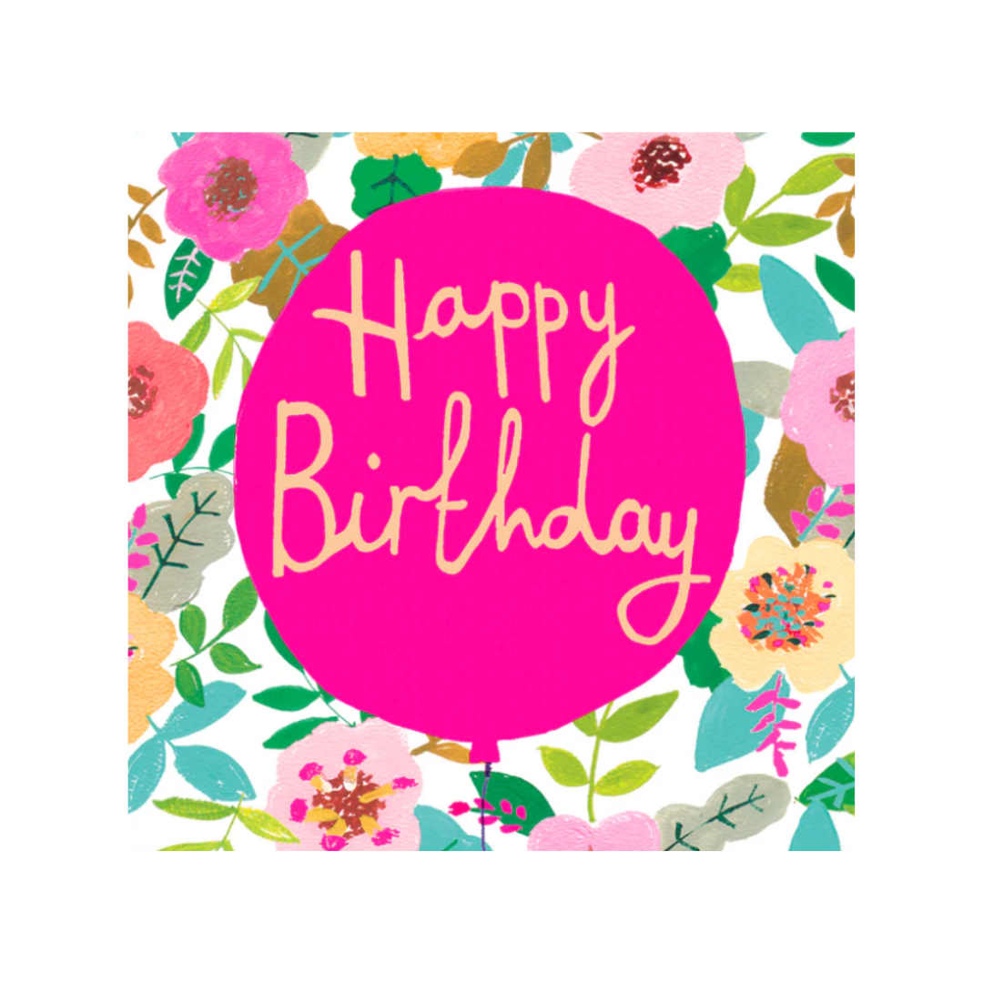 Card Happy Birthday Balloon