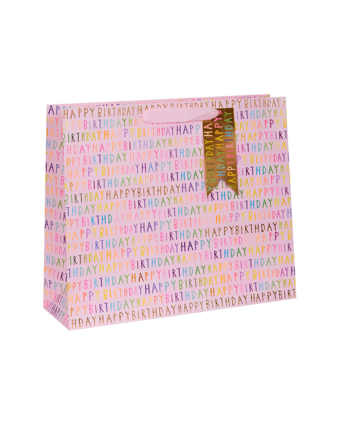 Carrier Pink Birthday with Gift Tag