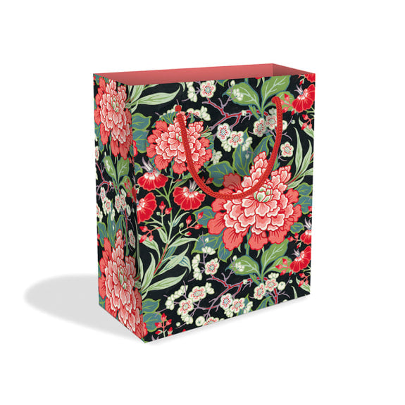 Medium Gift Bag Peony & Prunus Butterfield with Gift Tag