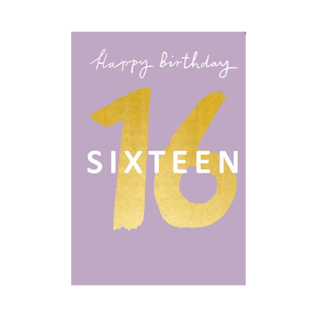 Birthday Age 16