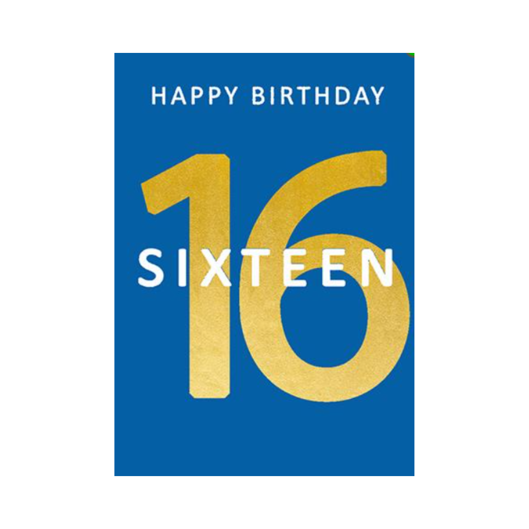 Birthday Age 16