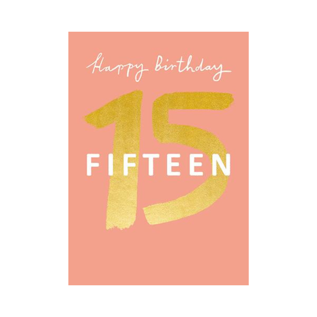 Birthday Age 15