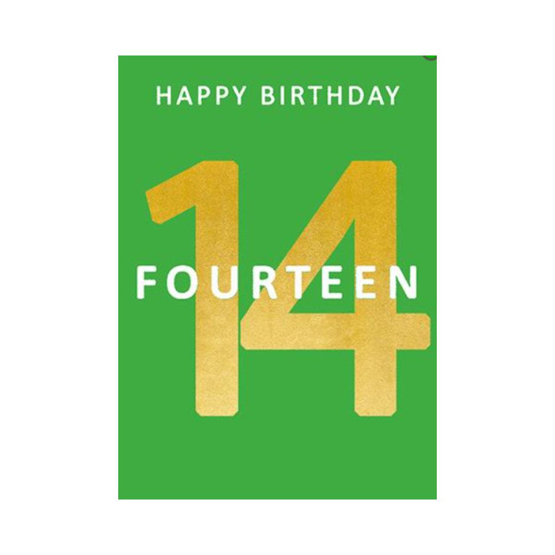 Birthday Age 14