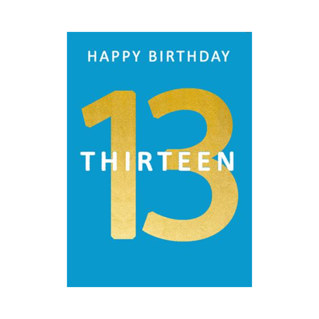 Birthday Age 13