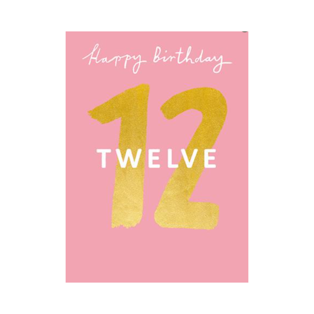 Birthday Age 12