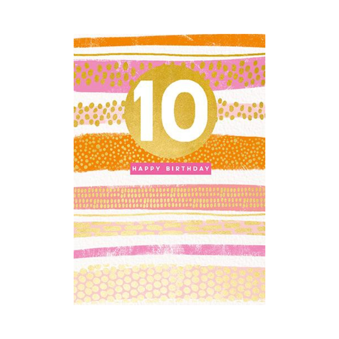 Birthday Age 10
