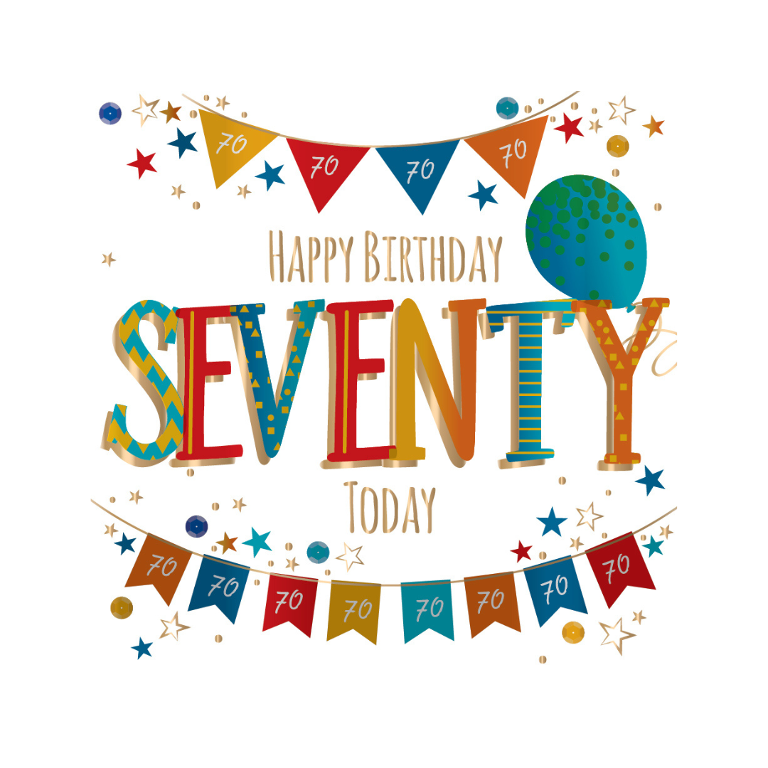 Birthday Age 70