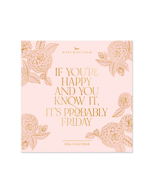 Fox & Butler Square Calendar 2026