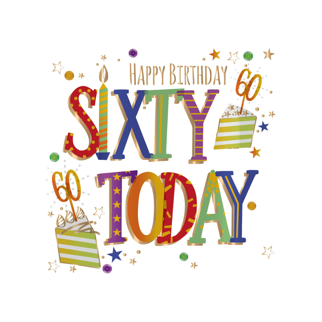 Birthday Age 60