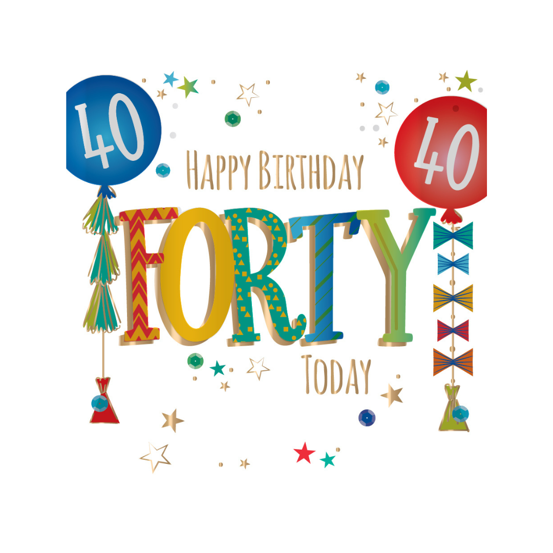 Birthday Age 40
