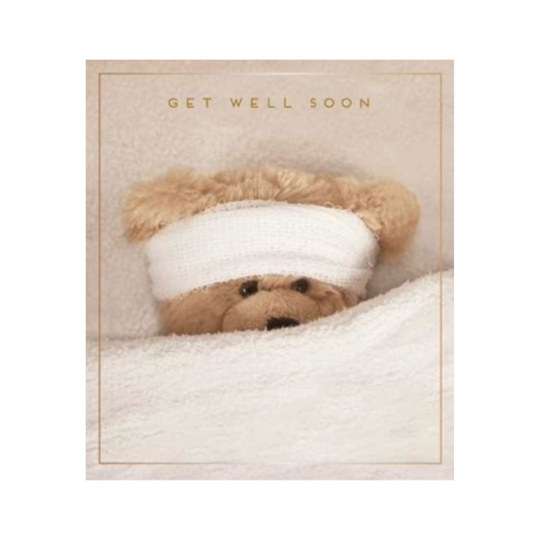 Get Well Soon Bear Card
