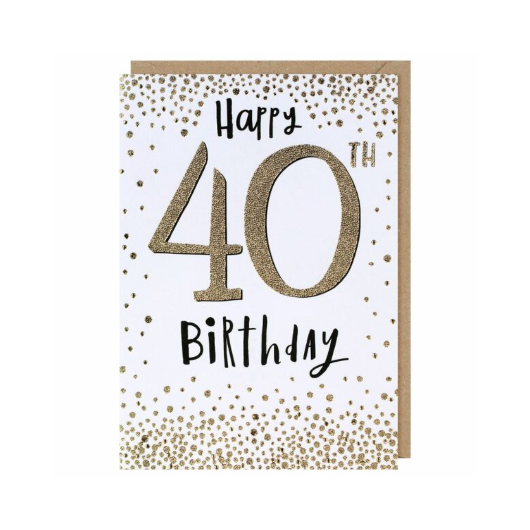 Birthday Age 40