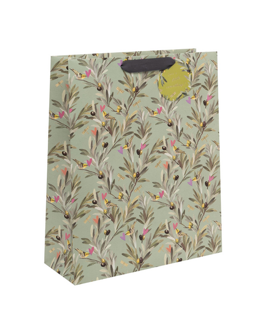 Shopper Olive Grove with Gift Tag