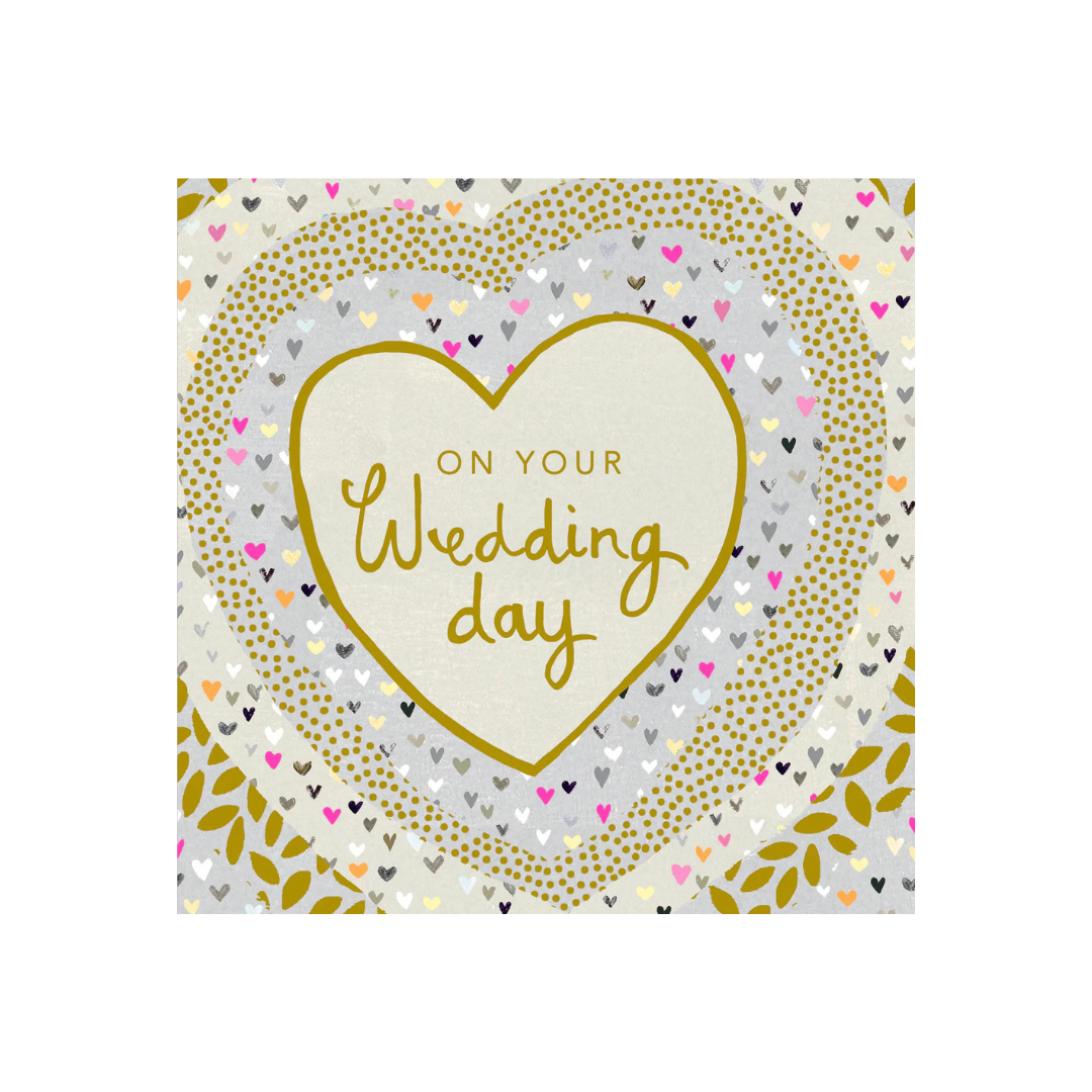 Card Wedding Hearts