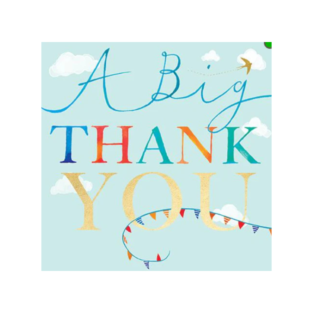 A Big Thank You