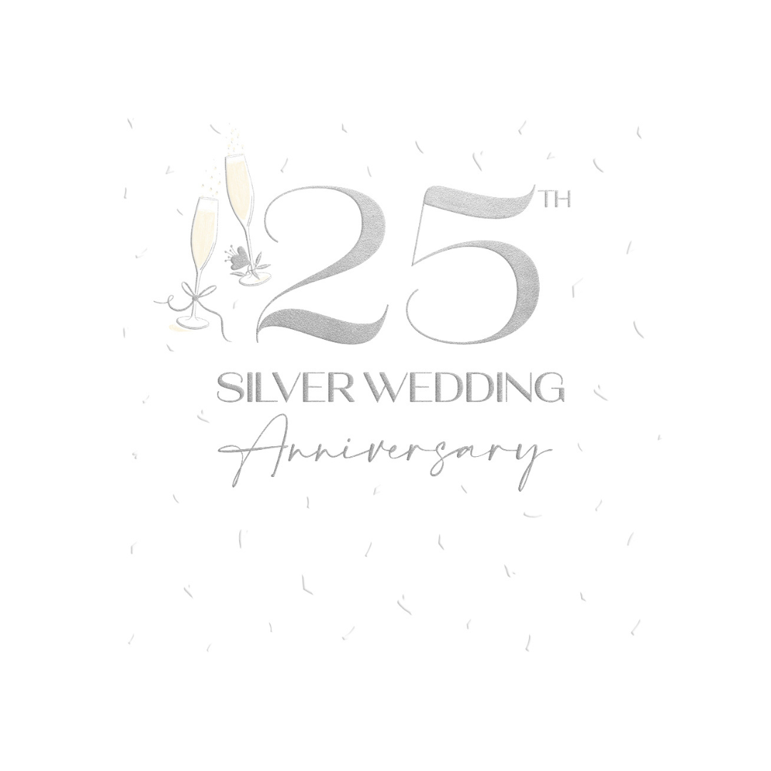 Silver Wedding 25th Cheers