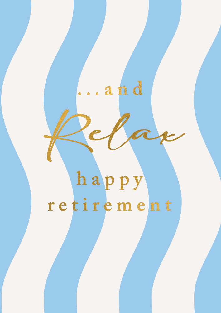 Relax Retirement Card