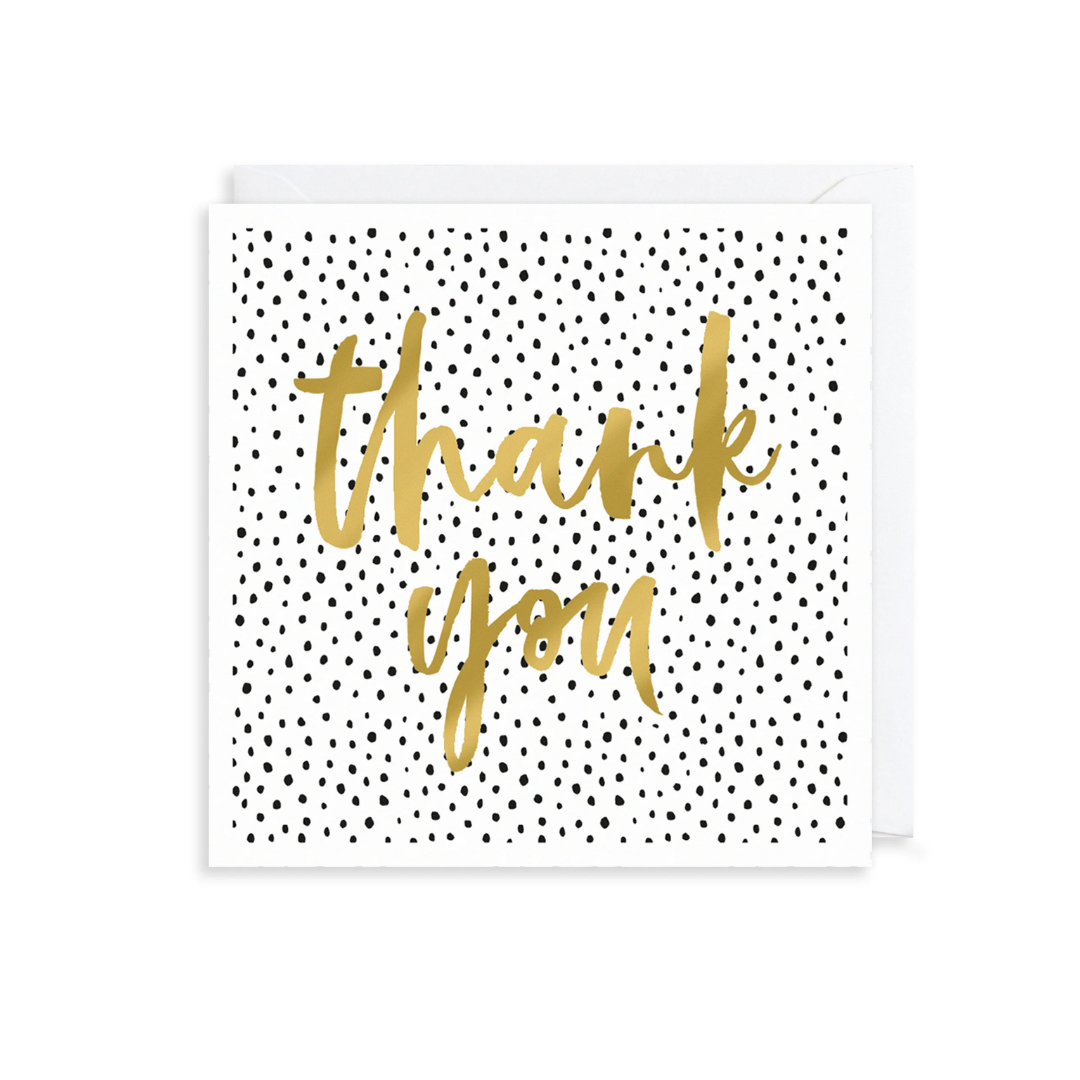 Thank You B&W dots