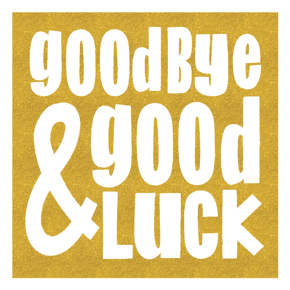 Goodbye and Good Luck Greeting Card