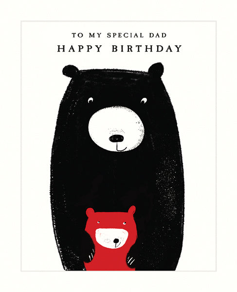 Dad Bear Birthday Card