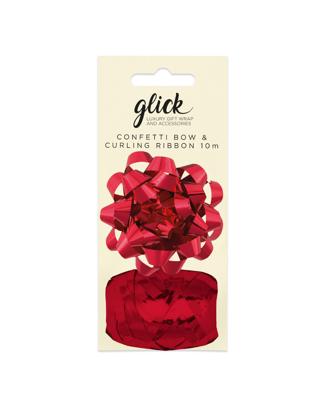 Bow/Curling Ribbon Multipack Metallic Red