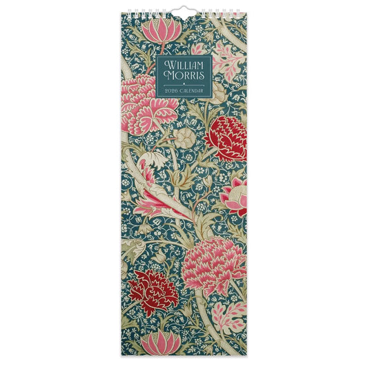 William Morris Slim Calendar 2026