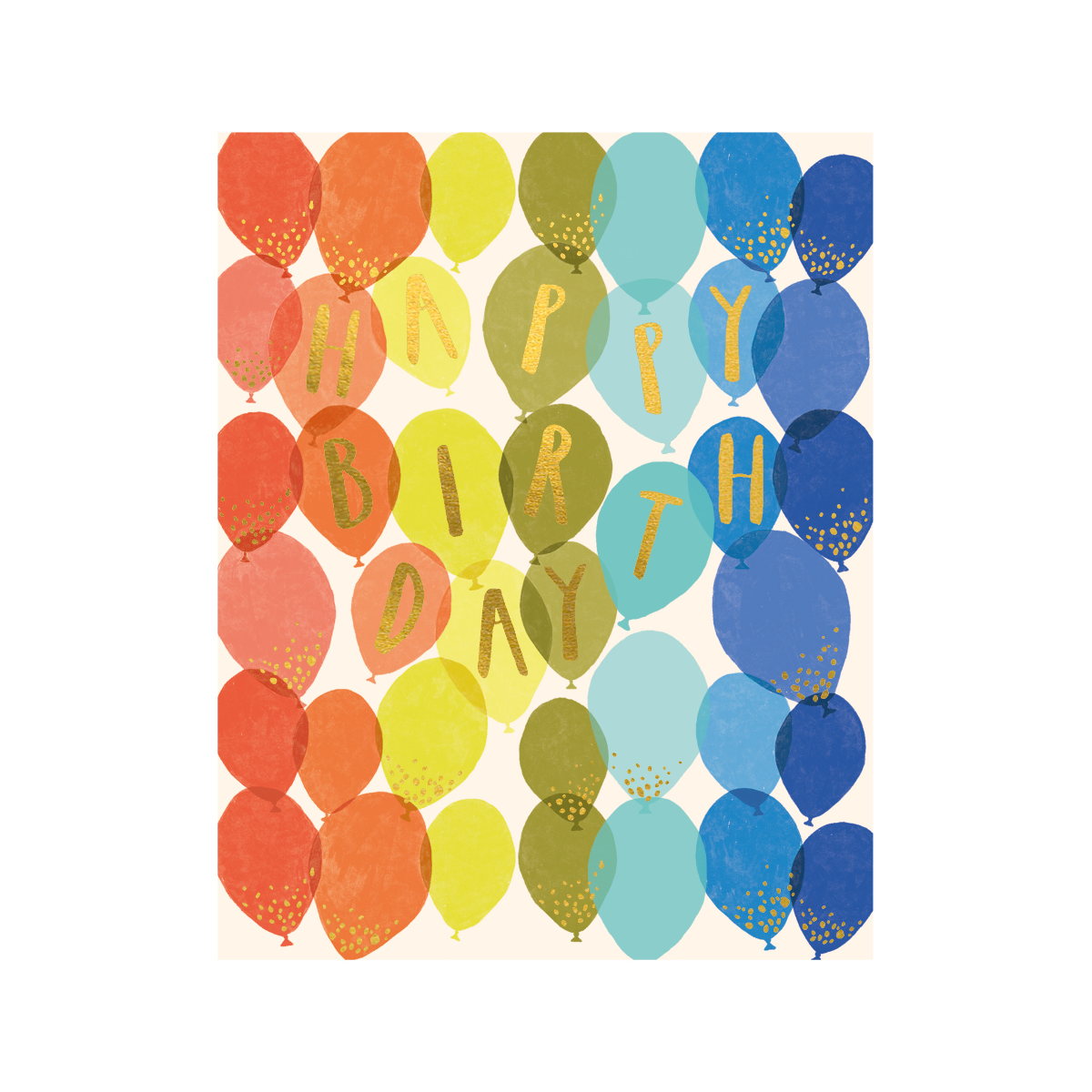 Celebration Balloon Birthday Greeting Card