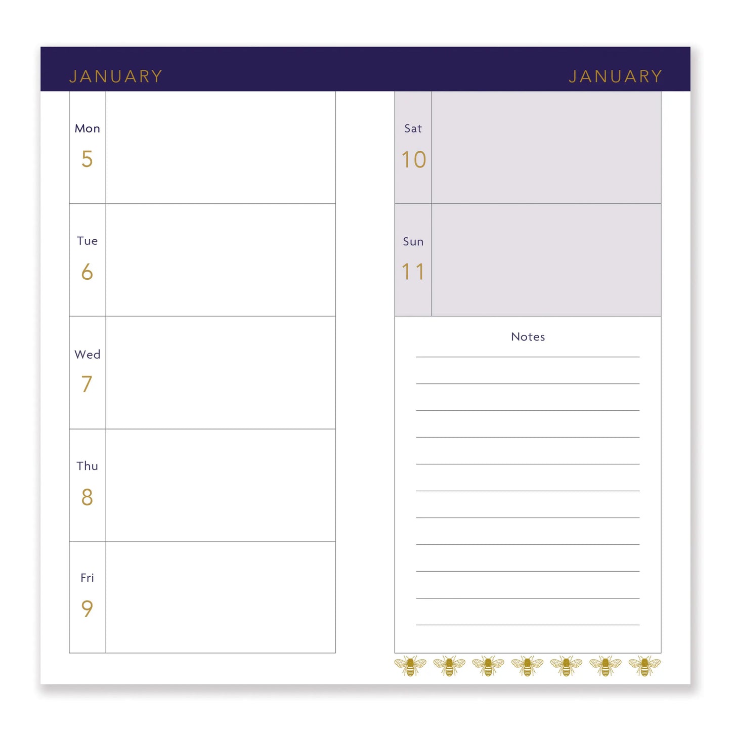 Sky & Miller Bee Slim Diary 2026