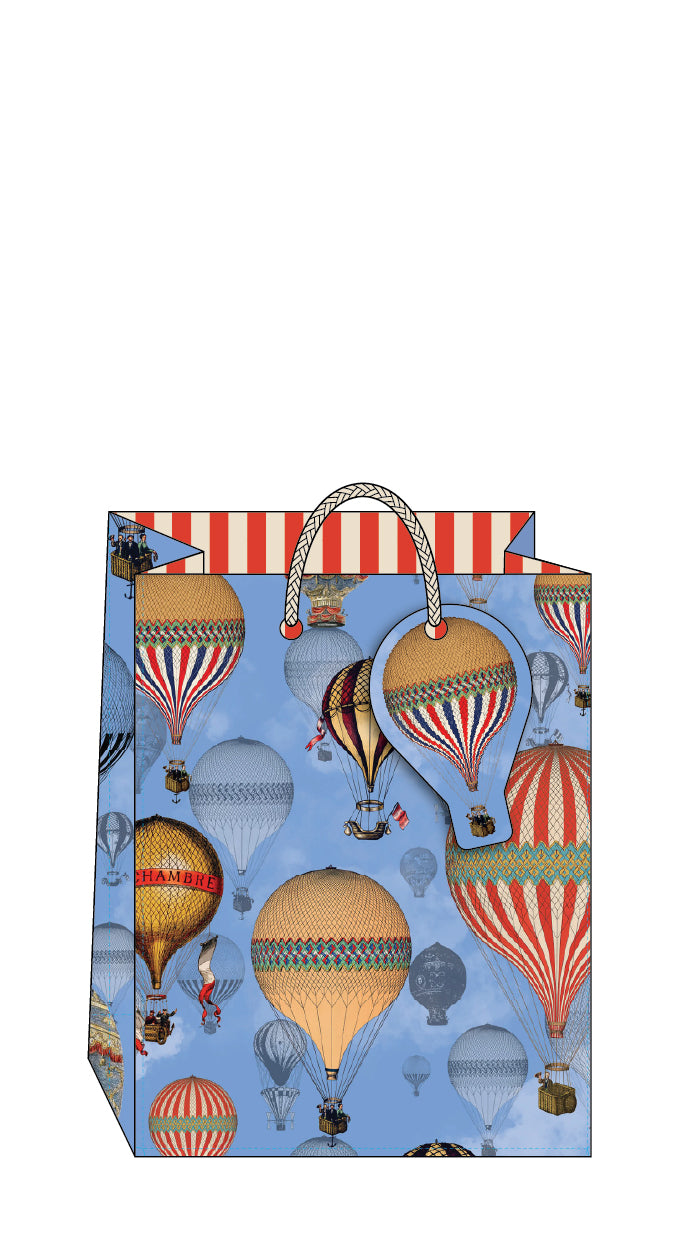 Hot Air Balloon Medium Sized Gift Bag