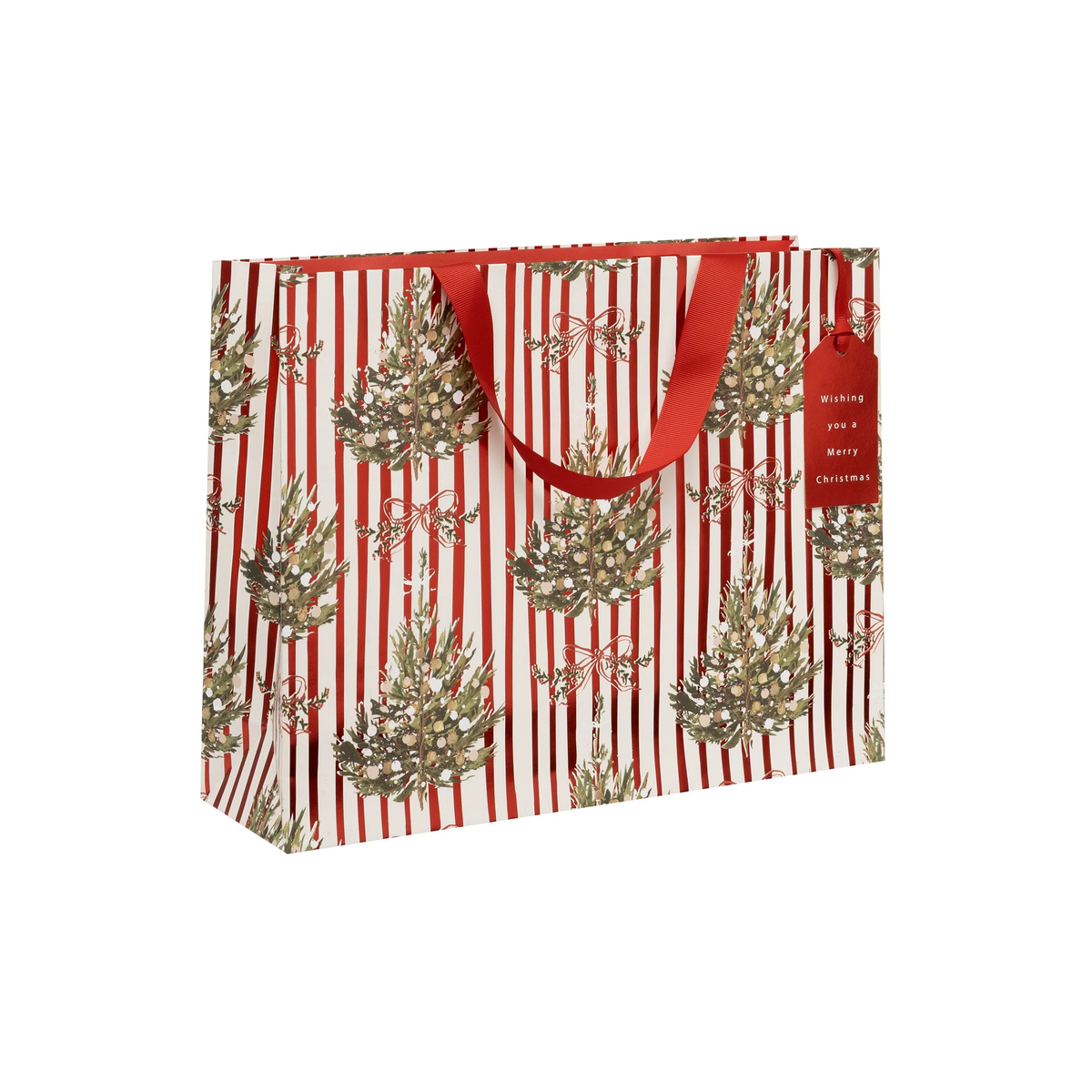 BAG LARGE LANDSCAPE STRIPED SPRUCE