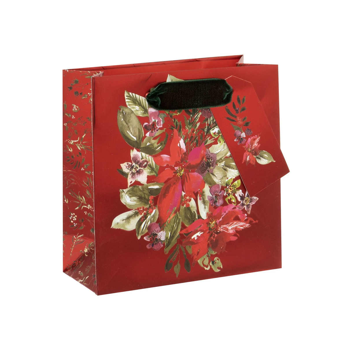 BAG SMALL PLUSH POINSETTIA