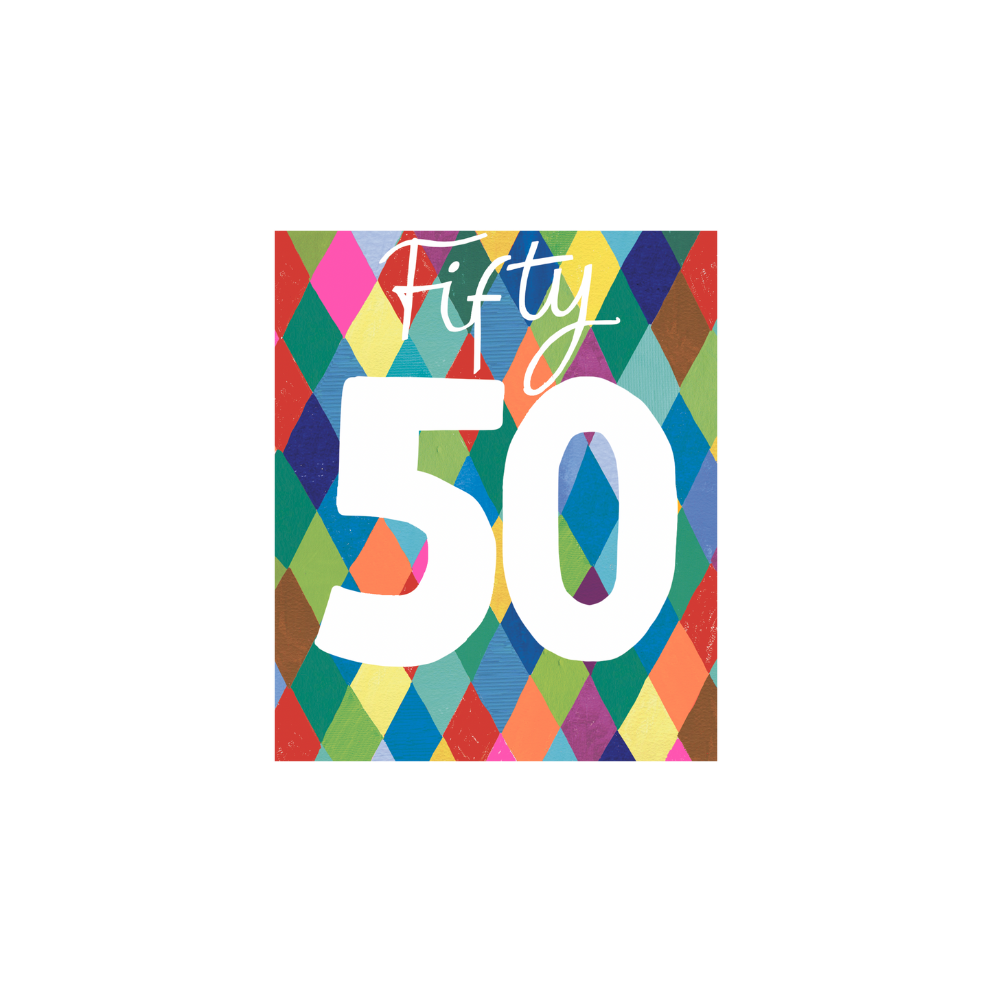 Hunky Dory Age 50 Birthday Greeting Card