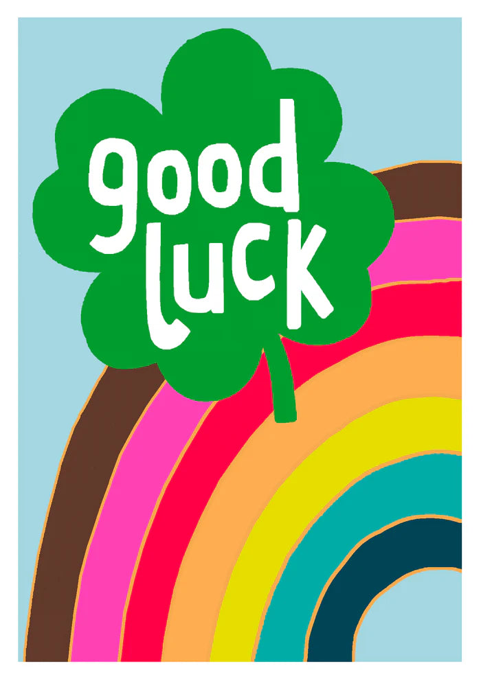 Good Luck Neon Rainbow