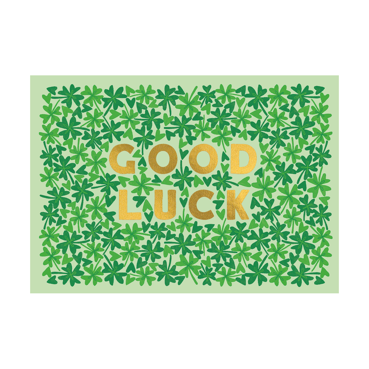 Good Luck Green Clovers