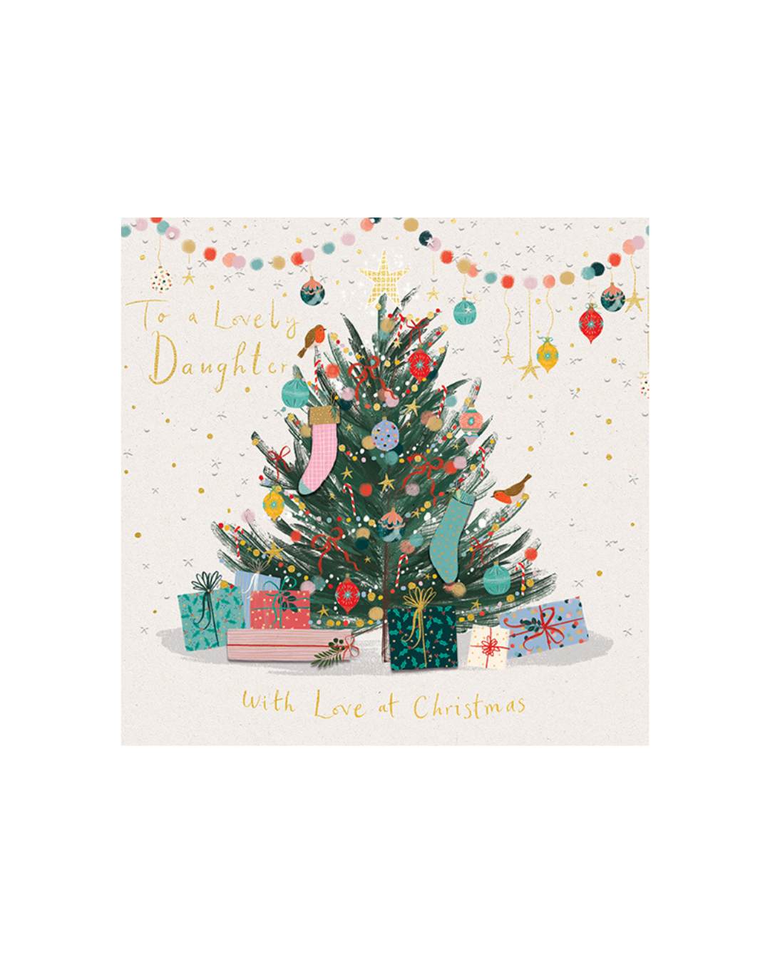 Card Under The Tree Daughter