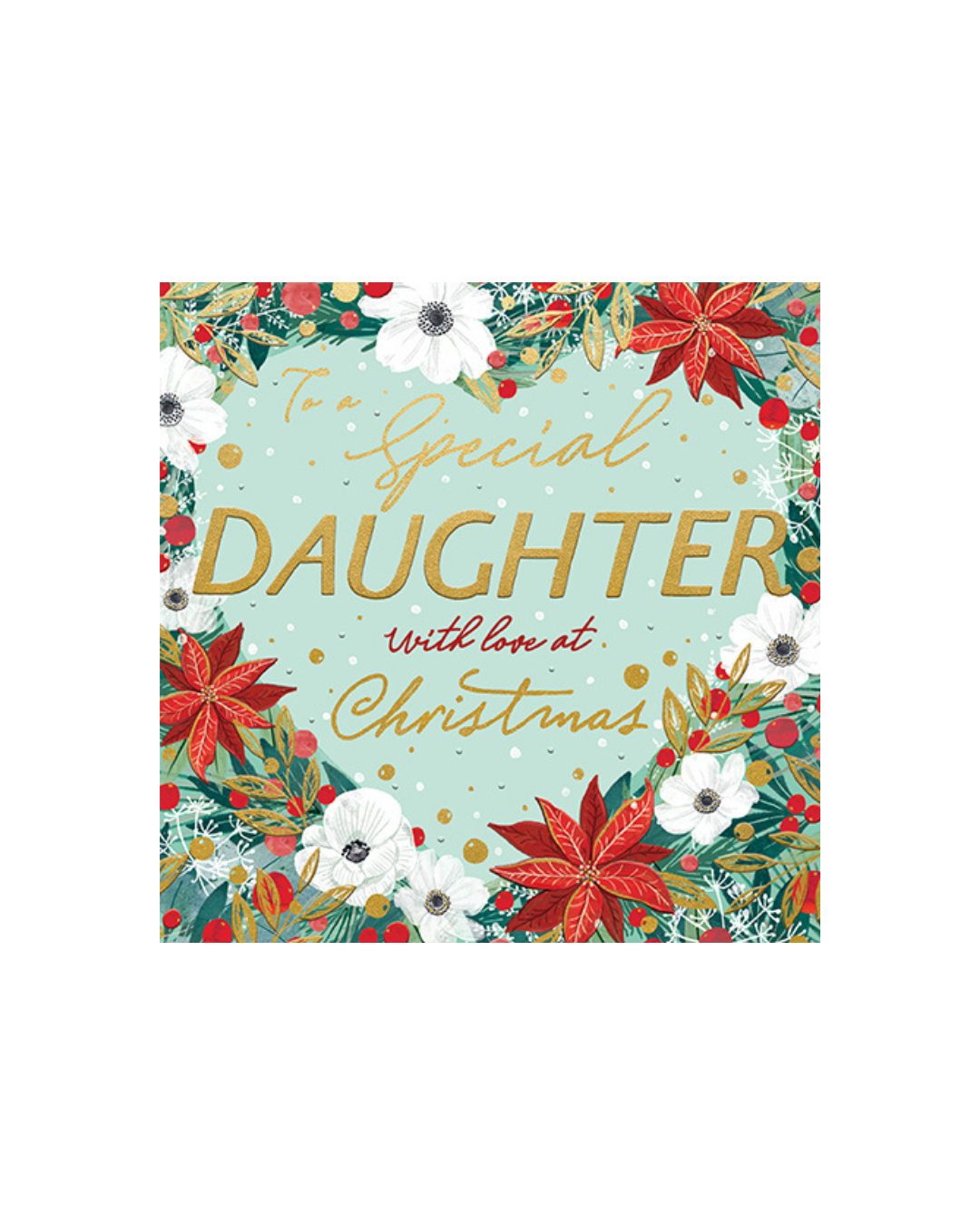 Card Festive Foliage Daughter