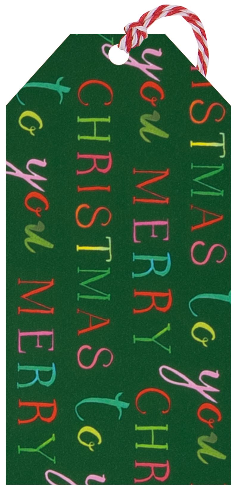 Multipack Tag (6) Exquisite Christmas Green