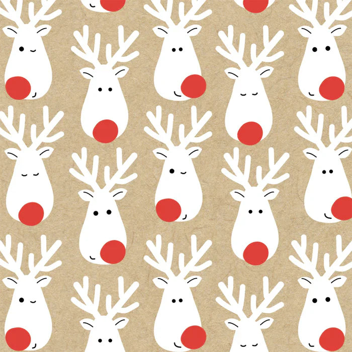 Napkin Terrific Reindeer Kraft