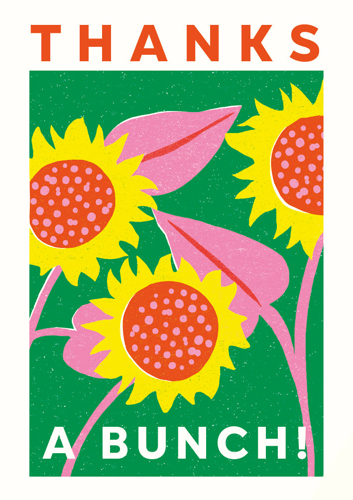 Thanks a Bunch Zesty Greeting Card