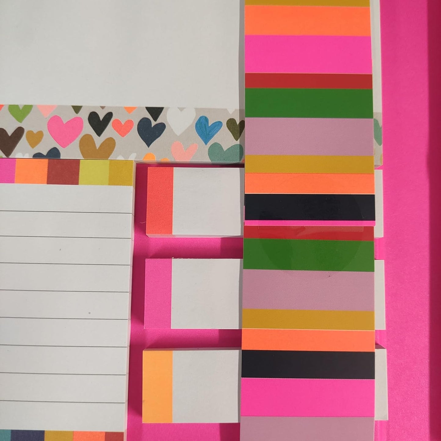 Paper Salad Stationery Gift Set – Notebook, Sticky Notes & Pencil | Bold & Colourful Desk Essentials