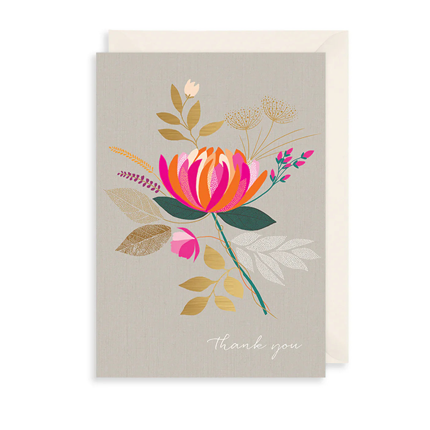 Thank You Flower Greeting Card
