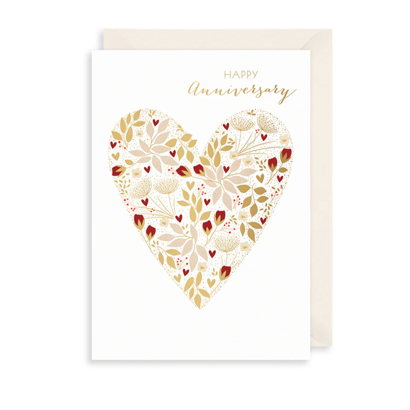 Happy Anniversary Heart Greeting Card