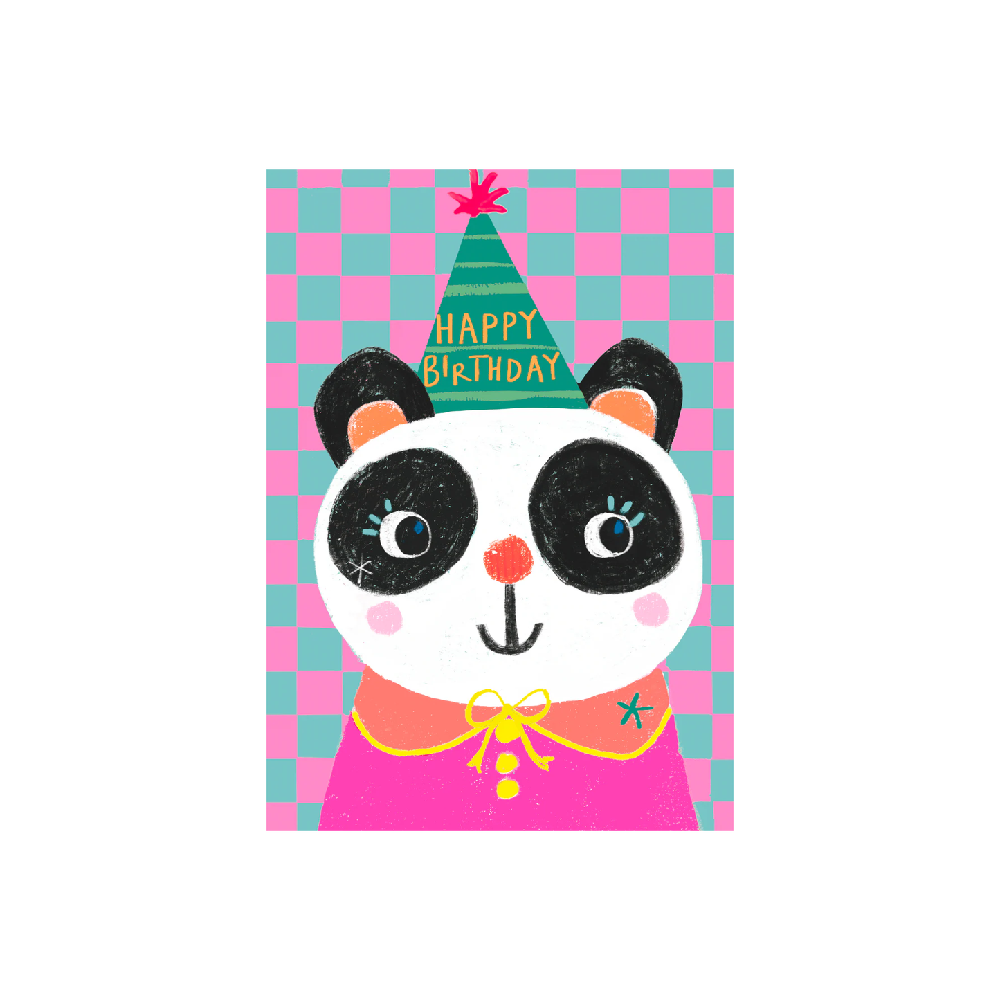 Panda Happy Birthday Card