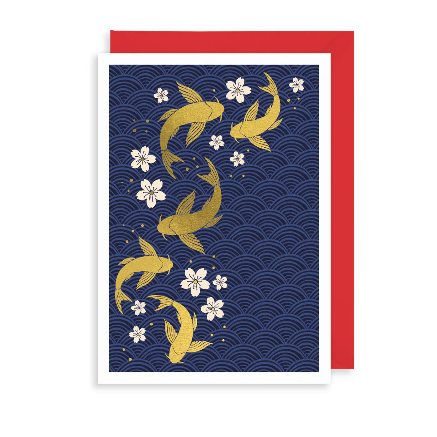 Koi and Blossom Card