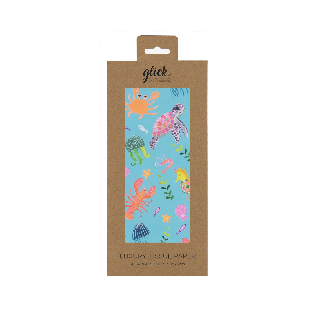 Tissue Wrap Under the Sea Blue