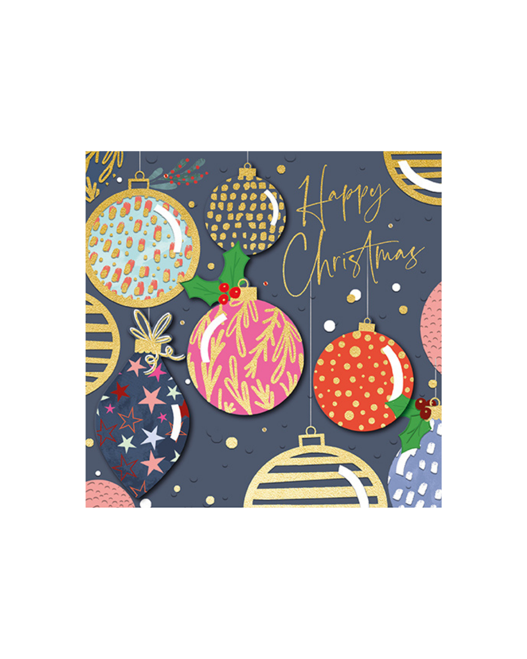 Card Bright Baubles