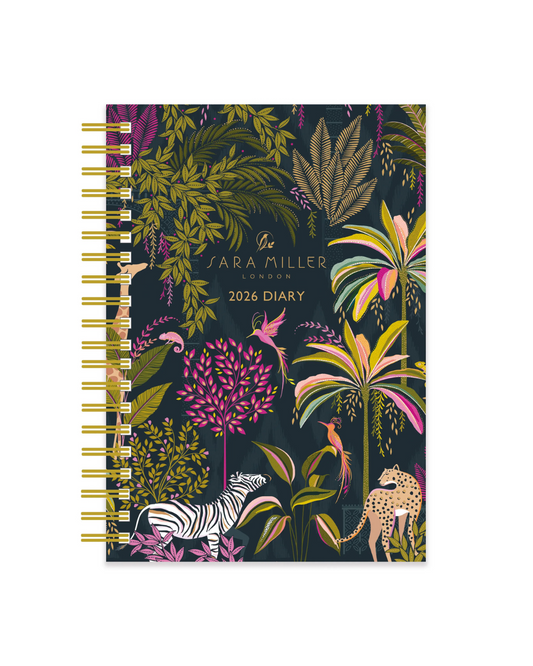 Sara Miller A5 Wiro Diary 2026